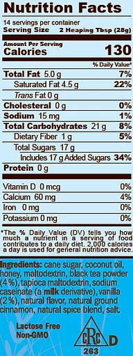 David Rio Elephant Vanilla Chai – chai maisījums ar vaniļu (398 g bundža) 11006