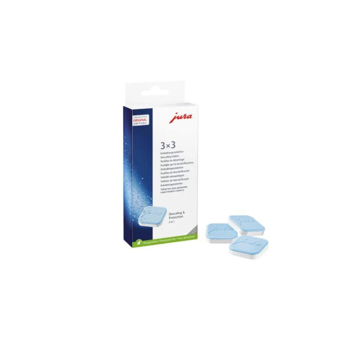 JURA kafijas automātu atkaļķošanas tabletes, 3 reizēm 61848
