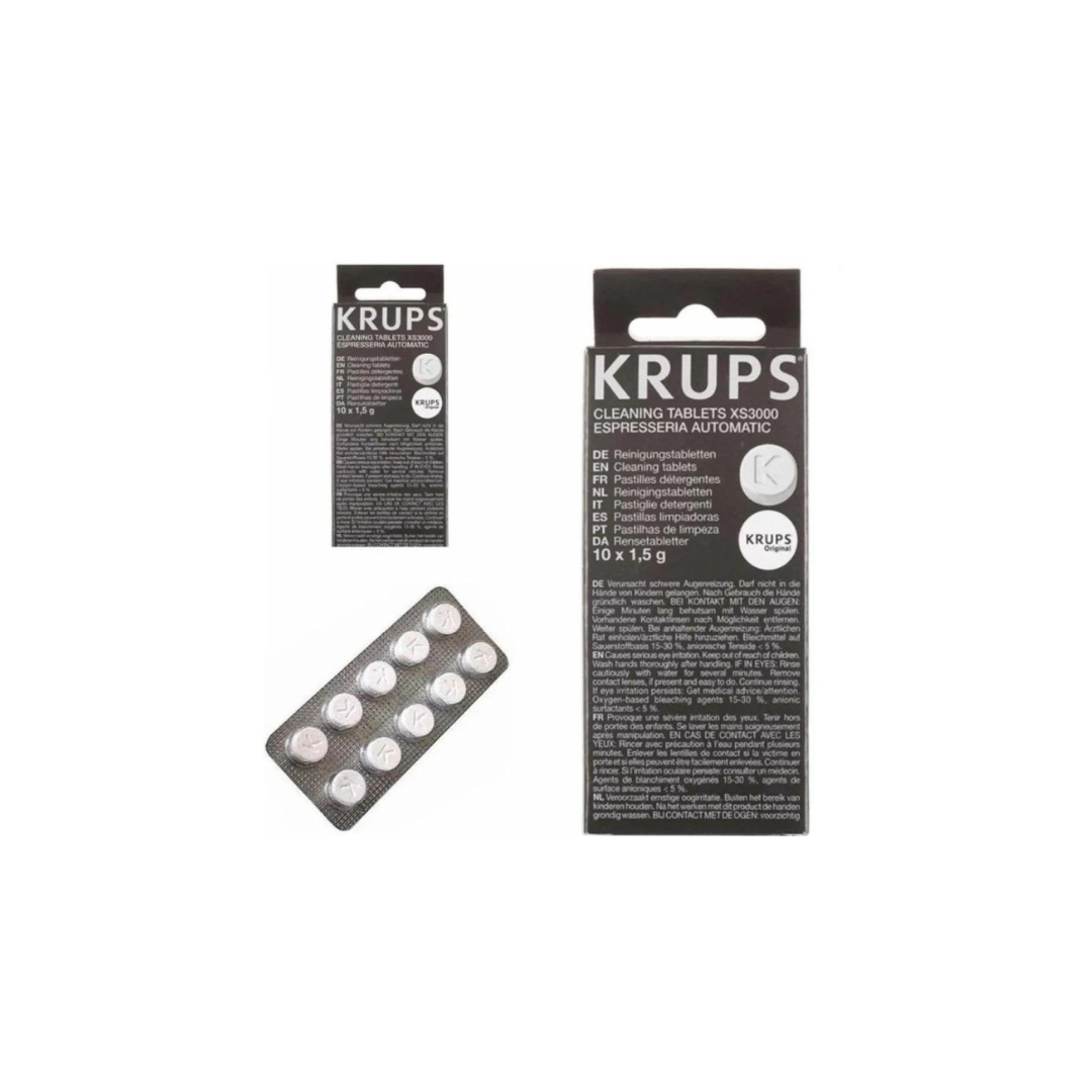 Krups tīrīšanas tabletes 10tab x 1.5g iepakojumā XS300010