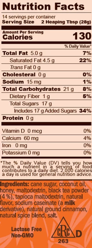 David Rio Tiger Spice Chai – chai maisījums ar austrumu garšvielām (398 g bundža) 11009