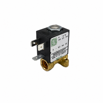 Saeco solenoīda vārsts 2 virzienu 24V 7W Xelsis SM sērijai komplektā ar 2 blīvēm (no abām pusēm) 421944069071 + 421944070611