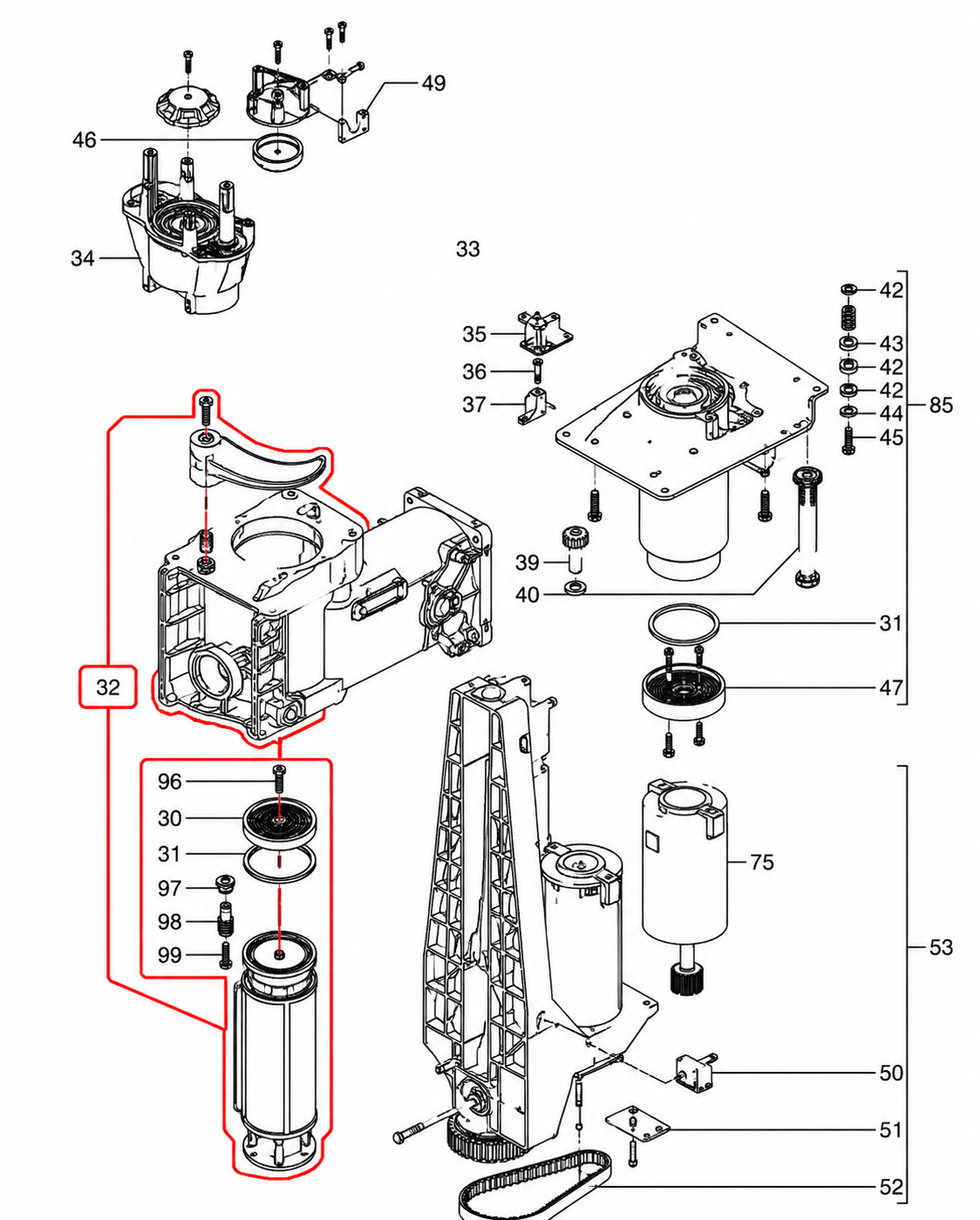 Delonghi kafijas pagatavošanas bloks 7313251441 ESAM / EAM / ECA