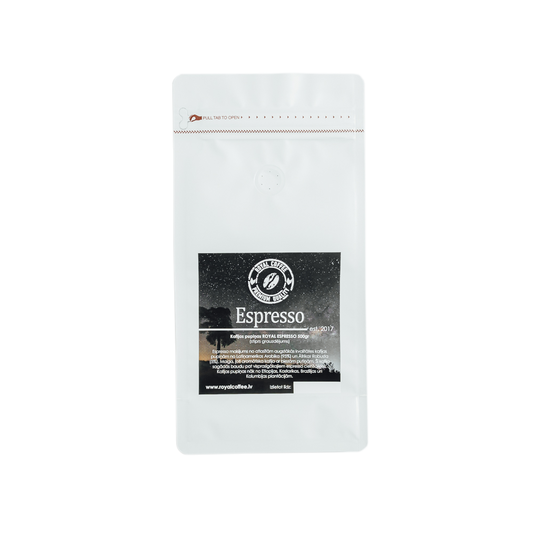Latvijā grauzdēta pupiņu kafija "Espresso", Kafijas pupiņas 500g
