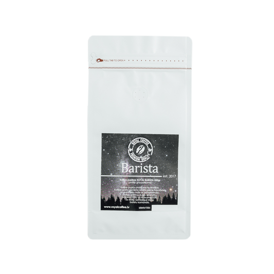 Latvijā grauzdēta pupiņu kafija “Barista" 500g