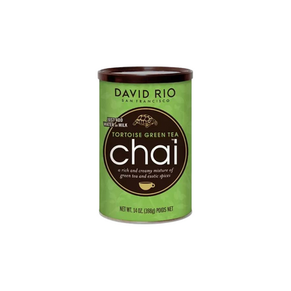 David Rio Tortoise Green Tea Chai – chai maisījums ar zaļo tēju (398 g bundža) 11010