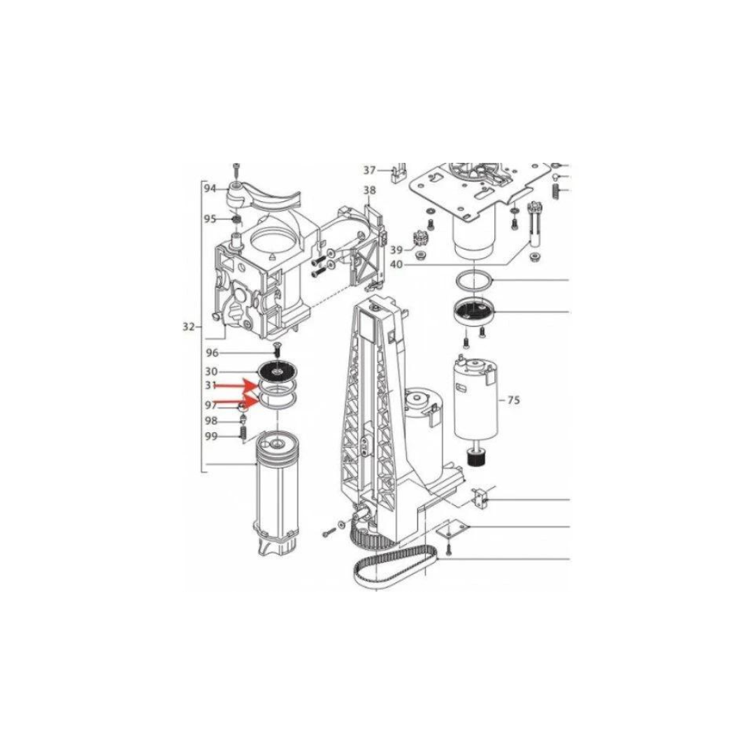 DELONGHI kafijas pagatavošanas bloka blīves komplekts 3 gab. Modeļiem EAM ESAM ECAM ORM 5332149100