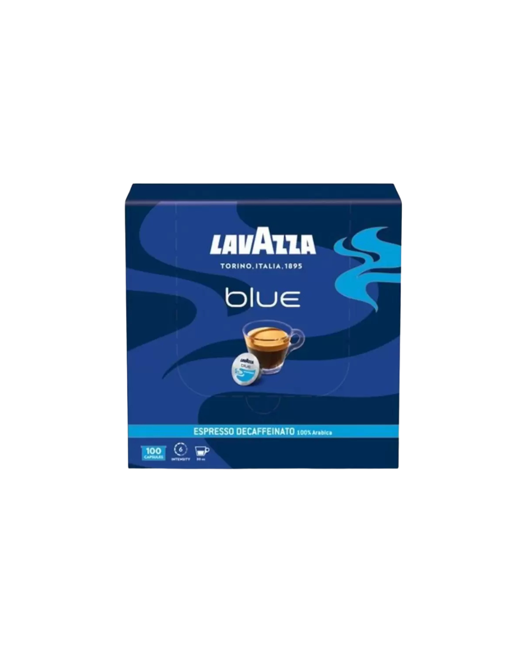 Kafijas kapsulas bez kofeīna Lavazza Blue Espresso Decaffeinato 100% Arabica