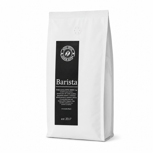 Latvijā grauzdēta pupiņu kafija “Barista" 1kg